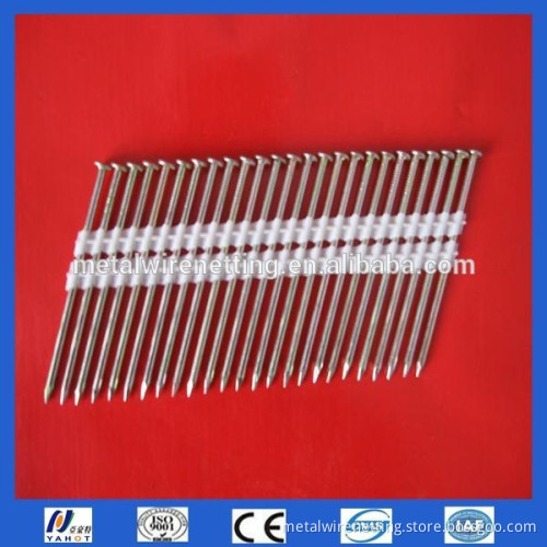 Galvanized plastic strip nails
